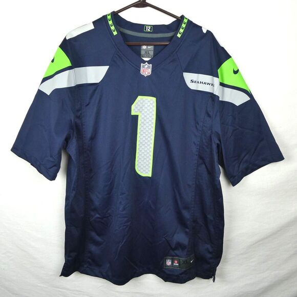 Nike Seattle Seahawks Warren Moon #1 On Field Football Jersey Retired SoldOut XL